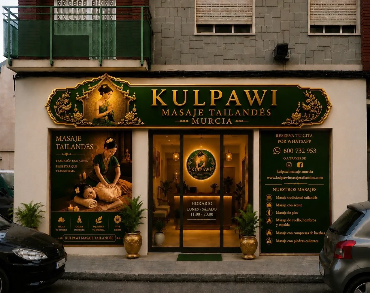 KULPAWI storefront on Calle Asturias, Murcia
